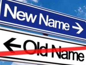 Directors' Resolution For Change Of Name