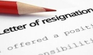 Letter Of Resignation With Due Notice